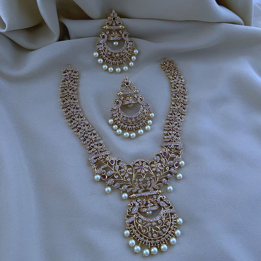 Diamond Mirage Super Shine Necklace set